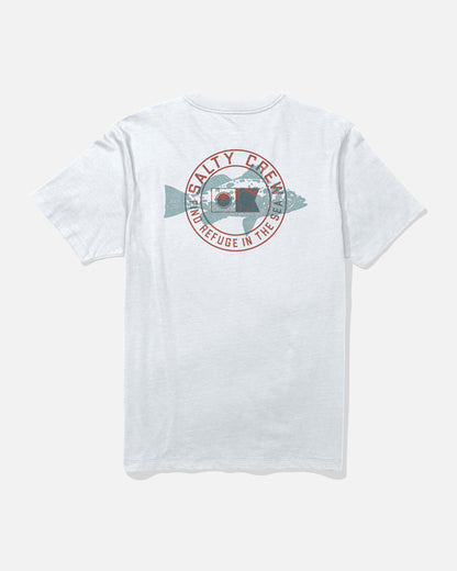 Salty Crew KRITTER STAMP SS TEE - White