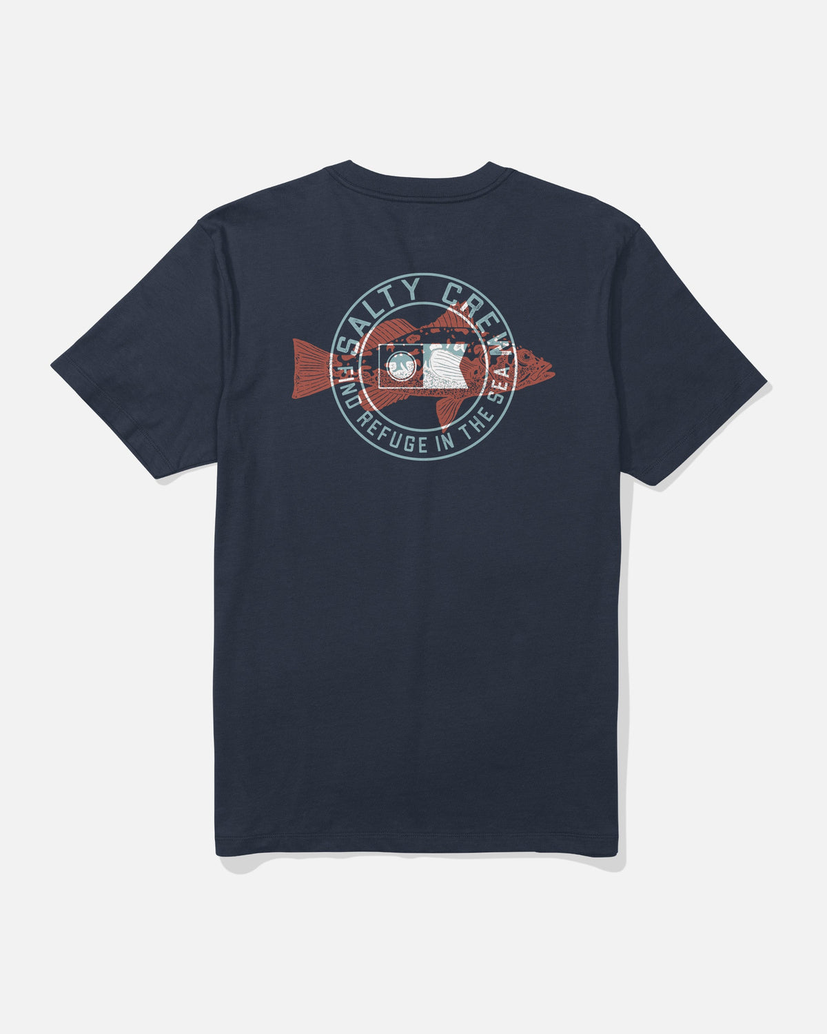 Salty Crew KRITTER STAMP SS TEE - Navy