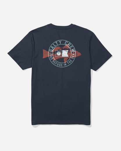 Salty Crew KRITTER STAMP SS TEE - Navy