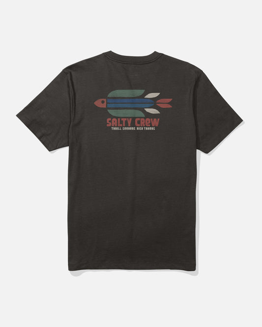 Salty Crew TORPEDO SS TEE - BLACK