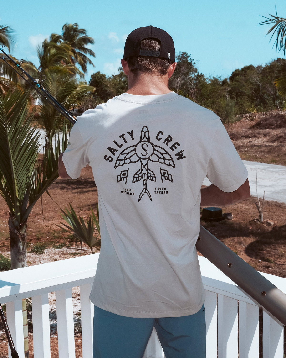 Salty Crew FLYER SS TEE - Bone