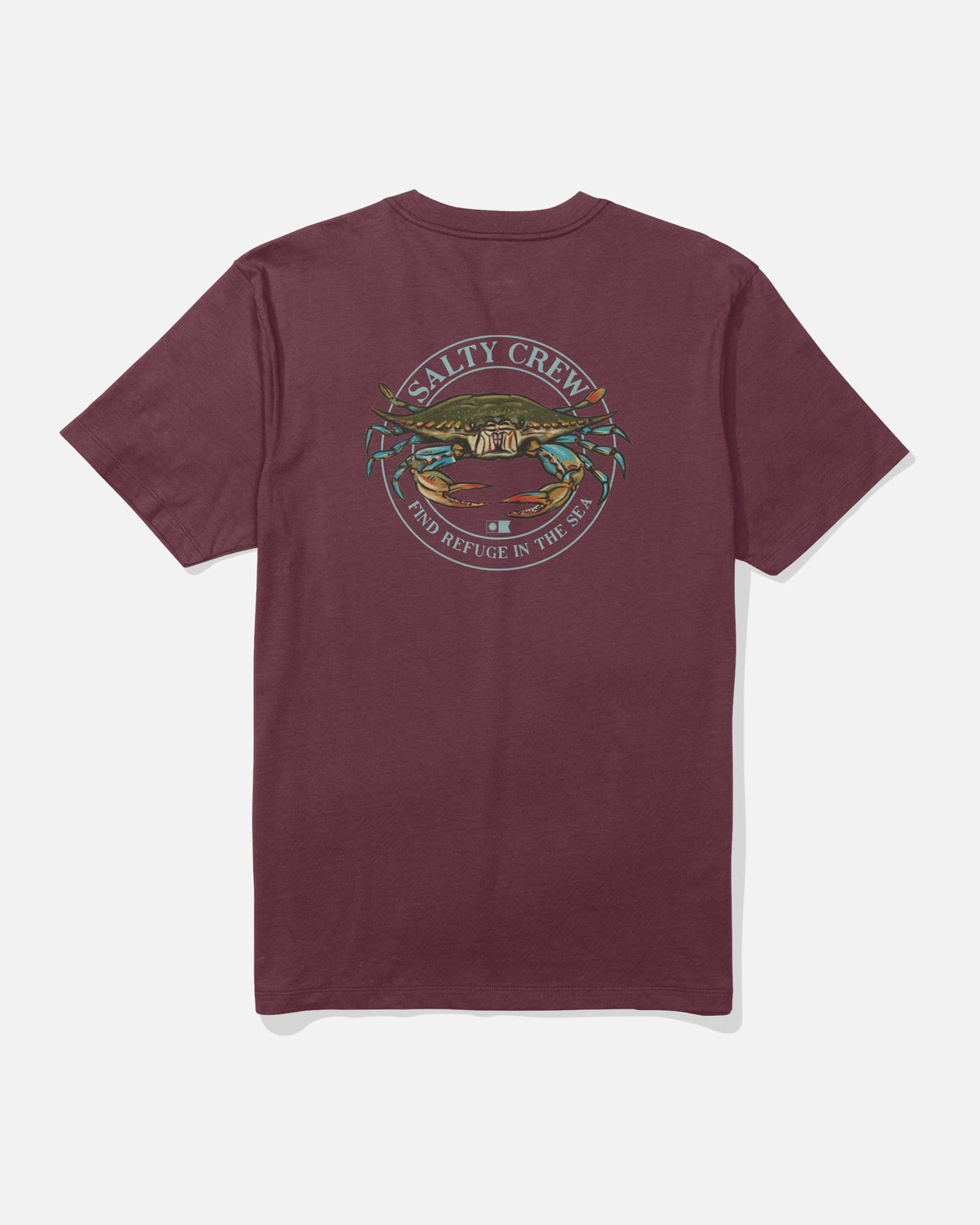 Salty Crew JIMMY SS TEE - Burgundy