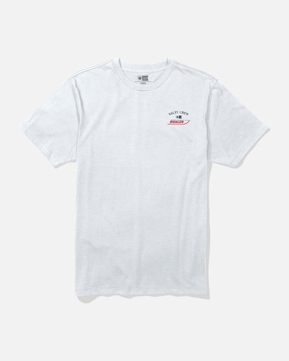 Salty Crew WHALER CHASE SS TEE - White