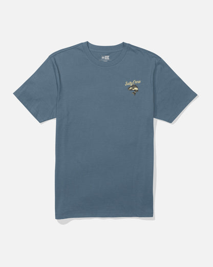 Salty Crew STRIPED SS TEE - Slate