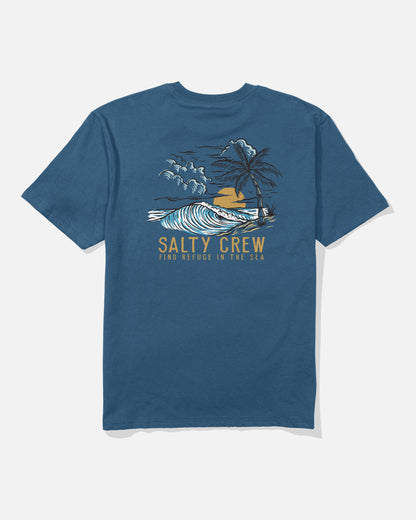 Salty Crew DAY OFF CLASSIC SS TEE - Cast Blue