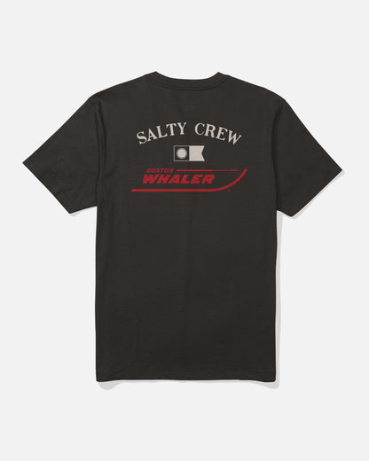 Salty Crew WHALER ICON SS TEE - Black
